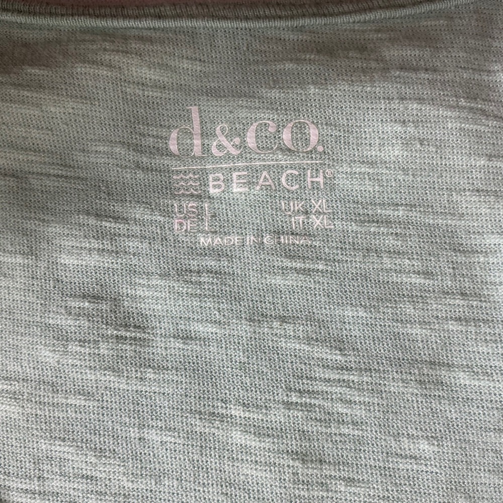 Mint Green Tiered Midi Dress Sleeveless Soft Lounge Coastal Cottagecore L - Picture 6 of 8